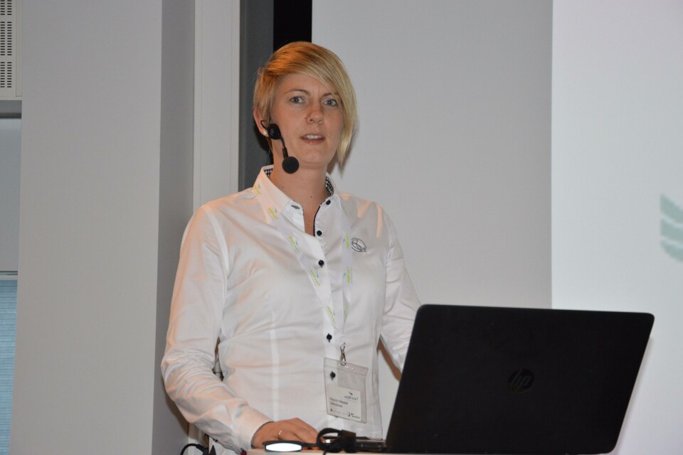 Borghild Hillestad, gentikksjef i Salmobreed. Foto: Therese Soltveit