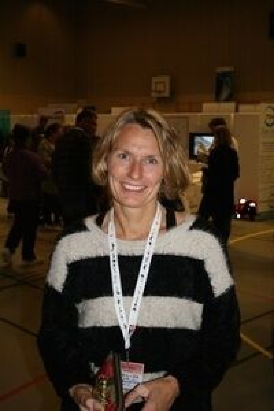 Aino Olaisen, primus motor bak Laksefestivalen på Lovund. Foto: Ø. Haram/FHL