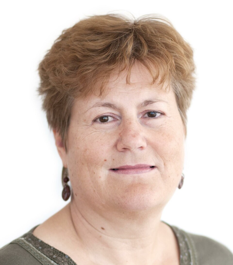 Tonje Høy, fagdirektør for veterinærmedisin i Statens Legemiddelverk sier at dersom Norge skal få noe som helst påvirning må dette skje via departementene. Foto: Statens Legemiddelverk.