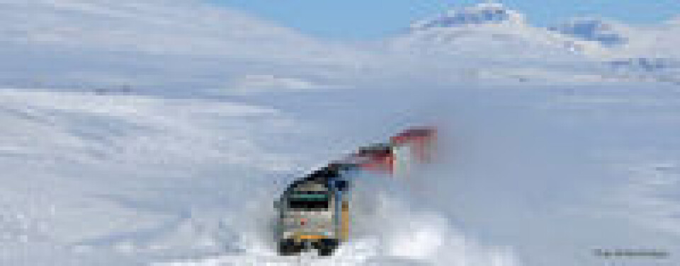 Nordlandsbanen er et viktig transportmiddel for laks som skal sørover. Foto: Cargonet