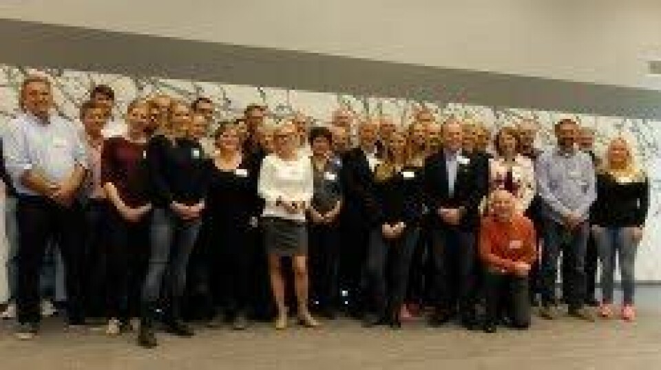Rundt 40 mennesker møtte til algediskusjon. Foto: Sintef