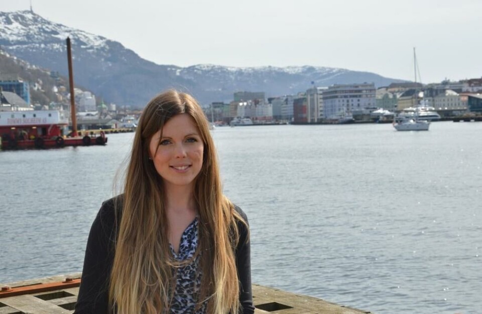 Linn-Therese Skår Hosteland, næringspolitisk rådgiver i Kystrederiene sier de stadig øker antall medlemmer i organisasjonen og har hatt en voldsom medlemsvekst. Foto: Therese Soltveit.