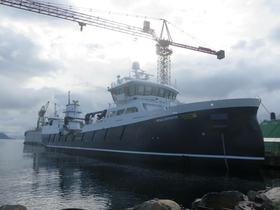 Aas Mekanisk leverer nybygg nr. 196 – MS Ronja Supporter til Sølvtrans. Foto: Aas Mek. Verksted AS.