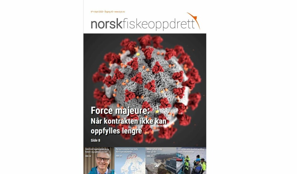 Norsk Fiskeoppdrett nr 4 er ute. Noe av det du kan lese der er hvordan oppdrettere og andre kan gjennomgå viktige kontrakter og posisjonere seg strategisk.