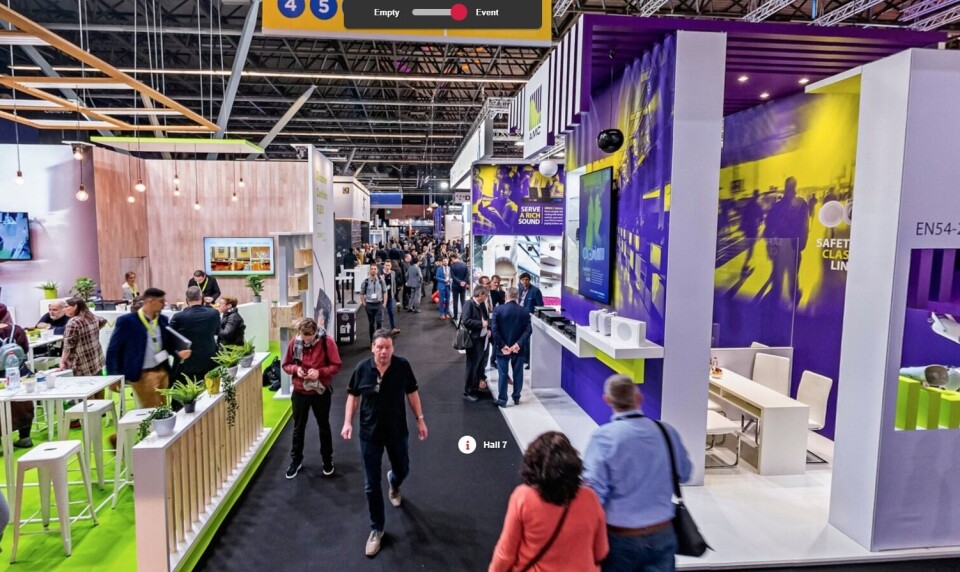 Bildet er hentet fra en tidligere annen messe holdt i RAI Amsterdam Convention Center. Foto RAI Bildet er hentet fra en tidligere annen messe holdt i RAI Amsterdam Convention Center. Foto RAI